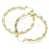Argolla Mediana 02.170.0339.40 Oro Laminado, Pulido, Tono Dorado