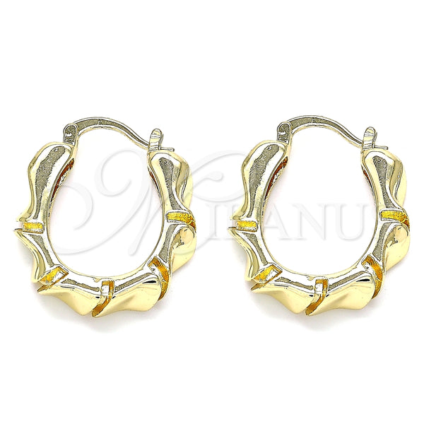 Argolla Pequeña 02.170.0368.20 Oro Laminado, Pulido, Tono Dorado