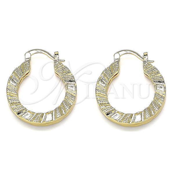 Argolla Pequeña 02.170.0370.25 Oro Laminado, Pulido, Tono Dorado