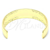 Aro Individual 07.168.0024 Oro Laminado, Diamantado, Tono Dorado (Grosor 16 MM, Talla Unica)