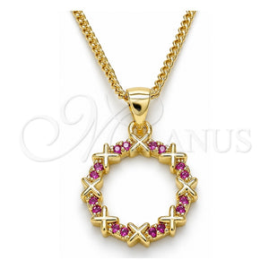 Collares con Dije 04.156.0335.1.20 Oro Laminado, Pulido, Tono Dorado (Grosor 02 MM, 20 Pulgadas de Largo)