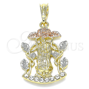 Dije Religioso 05.380.0010 Oro Laminado, Pulido, Tono Dorado
