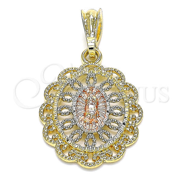 Dije Religioso 05.380.0011 Oro Laminado, Pulido, Tono Dorado