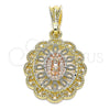 Dije Religioso 05.380.0011 Oro Laminado, Pulido, Tono Dorado