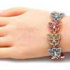 Pulsera Elegante 03.380.0006.08 Oro Laminado, Pulido, Tono Dorado (8 Inches Length)