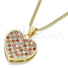 Collares con Dije 04.94.0036.1.20 Oro Laminado, Pulido, Tono Dorado (20 Inches Length)