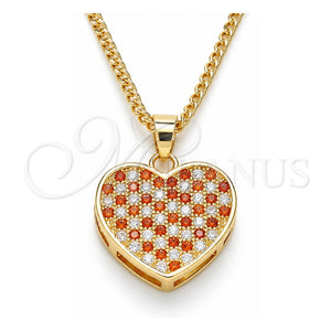 Collares con Dije 04.94.0036.1.20 Oro Laminado, Pulido, Tono Dorado (20 Pulgadas de Largo)