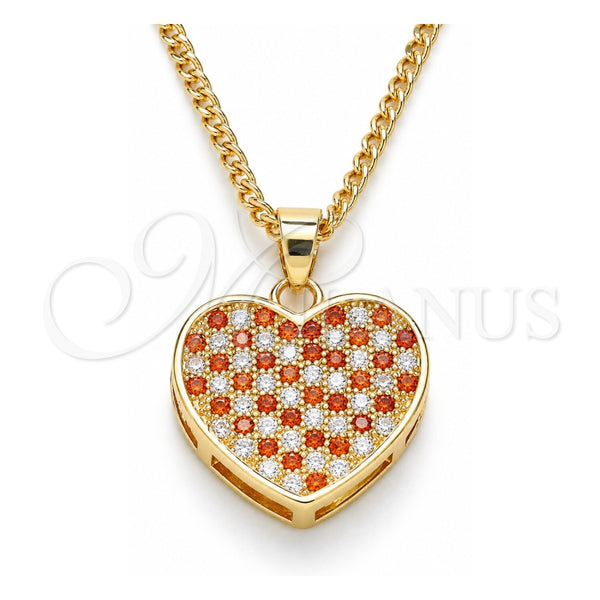 Collares con Dije 04.94.0036.1.20 Oro Laminado, Pulido, Tono Dorado (20 Pulgadas de Largo)