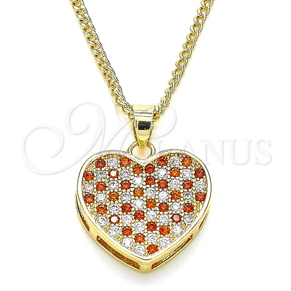 Collares con Dije 04.94.0036.1.20 Oro Laminado, Pulido, Tono Dorado (20 Inches Length)