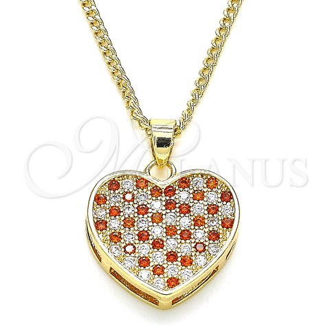 Collares con Dije 04.94.0036.1.20 Oro Laminado, Pulido, Tono Dorado (20 Inches Length)