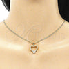 Juego de Arete y Dije de Adulto 10.94.0003.1 Oro Laminado, Pulido, Tono Dorado