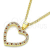 Collares con Dije 04.94.0039.1.20 Oro Laminado, Pulido, Tono Dorado (20 Inches Length)