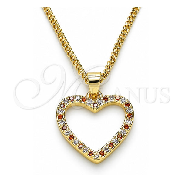 Collares con Dije 04.94.0039.1.20 Oro Laminado, Pulido, Tono Dorado (20 Inches Length)