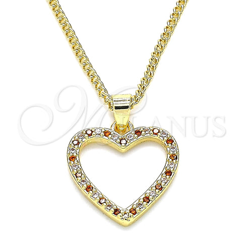Collares con Dije 04.94.0039.1.20 Oro Laminado, Pulido, Tono Dorado (20 Inches Length)