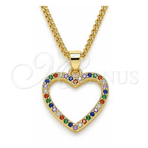 Collares con Dije 04.94.0039.2.20 Oro Laminado, Pulido, Tono Dorado (20 Inches Length)