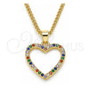 Collares con Dije 04.94.0039.2.20 Oro Laminado, Pulido, Tono Dorado (20 Inches Length)