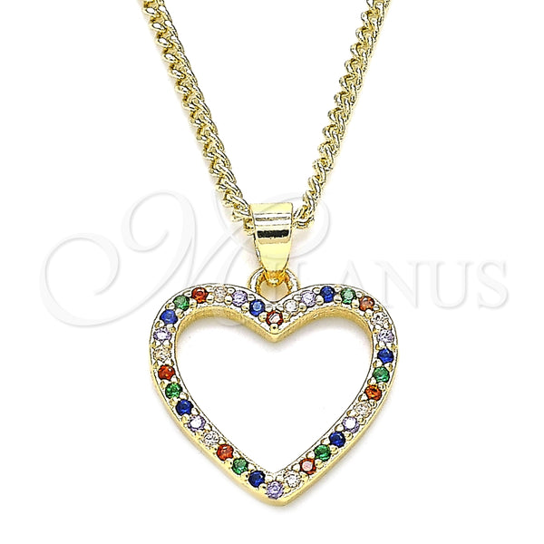 Collares con Dije 04.94.0039.2.20 Oro Laminado, Pulido, Tono Dorado (20 Inches Length)