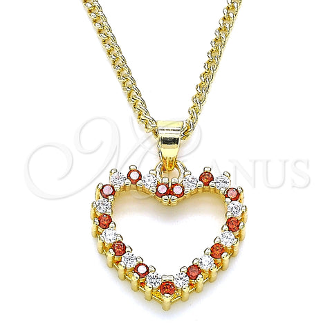 Collares con Dije 04.94.0040.1.20 Oro Laminado, Pulido, Tono Dorado (20 Inches Length)