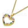 Collares con Dije 04.94.0040.2.20 Oro Laminado, Pulido, Tono Dorado (20 Inches Length)