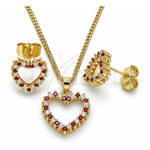 Juego de Arete y Dije de Adulto 10.94.0005.1 Oro Laminado, Pulido, Tono Dorado