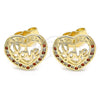 Arete Dormilona 02.156.0398.1 Oro Laminado, Pulido, Tono Dorado