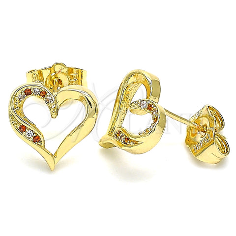 Arete Dormilona 02.156.0486.1 Oro Laminado, Pulido, Tono Dorado