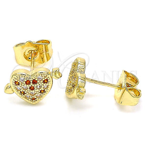 Arete Dormilona 02.156.0489.1 Oro Laminado, Pulido, Tono Dorado