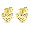 Arete Dormilona 02.156.0490 Oro Laminado, Pulido, Tono Dorado