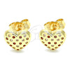 Arete Dormilona 02.156.0490.1 Oro Laminado, Pulido, Tono Dorado