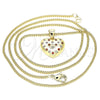 Collares con Dije 04.156.0353.1.20 Oro Laminado, Pulido, Tono Dorado (20 Inches Length)