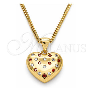 Collares con Dije 04.156.0353.1.20 Oro Laminado, Pulido, Tono Dorado (20 Inches Length)