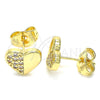 Arete Dormilona 02.156.0491 Oro Laminado, Pulido, Tono Dorado