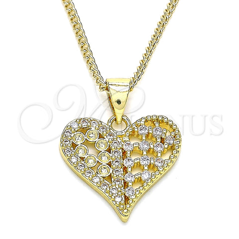 Collares con Dije 04.156.0355.20 Oro Laminado, Pulido, Tono Dorado (20 Inches Length)