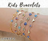 Kit Surtido de 40 Pulseras Infantiles de Oro Laminado al por mayor — SKU 139453