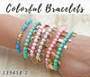 Kit Surtido de 20 Pulseras de Colores de Oro Laminado al por mayor — SKU 139458