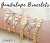 Kit Surtido de 15 Pulseras de Guadalupe de Oro Laminado al por mayor — SKU 139463