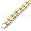 Pulsera Elegante 03.331.0105.09 Oro Laminado, Pulido, Tono Dorado (21 MM Thickness, 9 Inches Length)