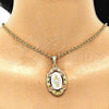 Dije Religioso 05.380.0042 Oro Laminado, Diseño de Guadalupe, Pulido, Tres Tonos