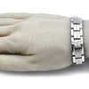 Pulsera Solida 03.114.0256.3.09 Acero Inoxidable, Pulido, Tono Plateado (14 MM Thickness, 9 Inches Length)