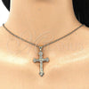 Dije Religioso 05.100.0006 Oro Laminado, Diseño de Crucifijo, Pulido, Tono Dorado