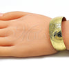 Aro Individual 07.101.0021.3 Oro Laminado, Pulido, Tono Dorado (Grosor 18 MM, Talla Unica)