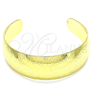 Aro Individual 07.101.0023 Oro Laminado, Diseño de Flor, Pulido, Tono Dorado (25 MM Thickness, One size fits all)