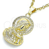 Dije Religioso 05.213.0100 Oro Laminado, Diseño de Sagrado Corazon de Maria, Pulido, Tono Dorado