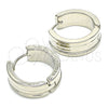 Argolla Huggie 02.230.0053.20 Acero Inoxidable, Pulido, Tono Plateado
