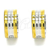 Argolla Huggie 02.230.0034.1.20 Acero Inoxidable, Pulido, Dos Tonos