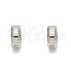 Argolla Huggie 02.255.0005.10 Acero Inoxidable, Pulido, Tono Plateado
