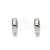 Argolla Huggie 02.255.0006.10 Acero Inoxidable, Pulido, Tono Plateado