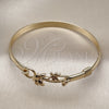 Aro Individual 07.192.0038.04 Oro Laminado, Diseño de Ãrbol y Pajaro, Pulido, Tono Dorado (05 MM Thickness, Size 4 (2.25 Diameter))