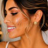 Arete Dormilona 02.100.0108 Oro Laminado, Mate, Tono Dorado