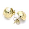 Arete Dormilona 02.100.0118.1 Oro Laminado, Pulido, Tono Dorado